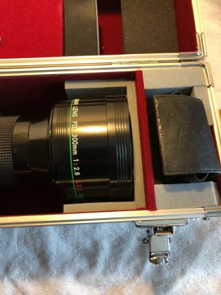 【Rare Top Mint】Canon Like FD 300mm 1.  2.  8 Ssc Fluorite Lens (converted To Pl) 8
