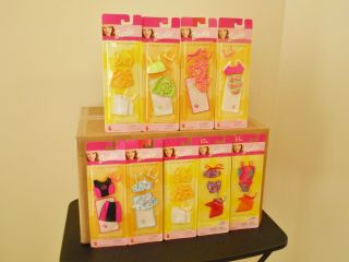 9 Barbie Sun & Sea Fashion Packs,  1999,  2000,  2001,  2002,