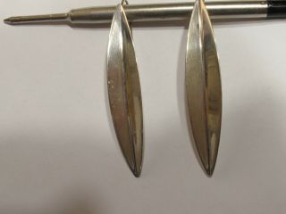 John Prip Modernist Sterling Silver Earrings