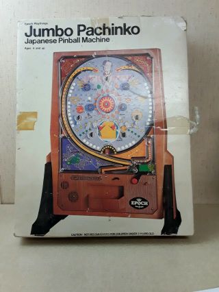 Vintage Epoch Plaything Jumbo Pachinko Japanese Pinball Machine