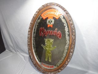 Vintage Kahlua Imported Liqueur Bar Mirror Sign 26 " X18 "