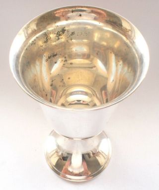 Stunning Vintage 925 Solid Sterling Silver Goblet Cup Plain Antique Retro Simple 3