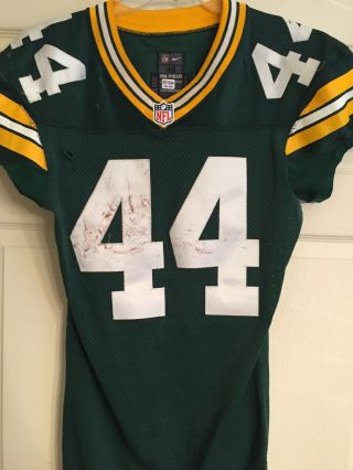 James Starks Green Bay Packers Game Worn Jersey Nfl/psa Unwashed Rare
