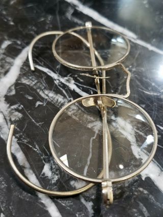 Bausch & Lomb Wire Eyeglasses 14k Gold Pads B&l Vintage