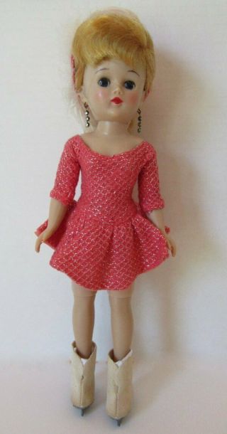 Vintage 1958 Vogue Jill Doll Wearing Skater Outfit 3164