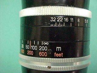 Vintage Kern Paillard Macro Yvar Lens F=150mm 1:3,  3 & Case Switzerland Bolex 10