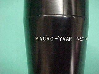 Vintage Kern Paillard Macro Yvar Lens F=150mm 1:3,  3 & Case Switzerland Bolex 6