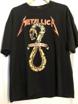 1991 Authentic Vintage Metallica T - Shirt Don 