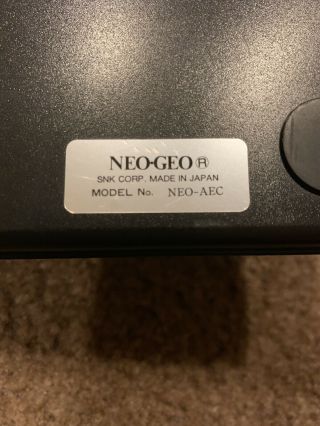 Vintage SNK Neo Geo AES Controller Joystick 8