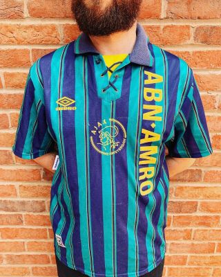 Ajax Umbro 1993/94 Vintage Football Shirt Trikot Jersey Size Large 2