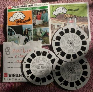 Herbie Rides Again View - Master Reels 3pk In Packet With Book.