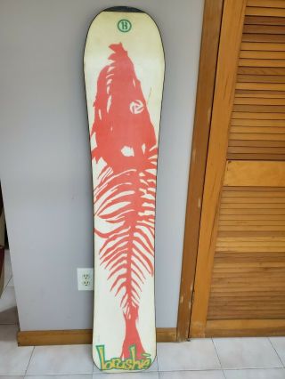 1993 Vintage Snowboard Burton Jeff Brushie Trout Board - Rare Classic 2