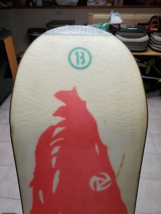 1993 Vintage Snowboard Burton Jeff Brushie Trout Board - Rare Classic 9