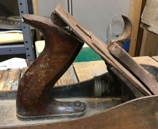Antique STANLEY BAILEY No.  7 Smooth Bottom Wood Plane Hand Tool Vintage 7
