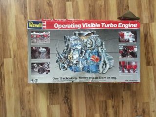 Vintage Revell 1/3 Scale Operating Visible Turbo Engine