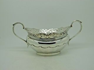 Antique Silver Sugar Bowl Birmingham 1935 – Charles S Green & Co Ltd 207g 2