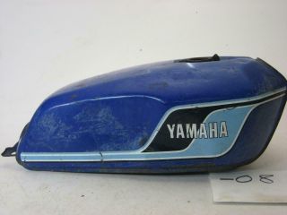 1978 Yamaha Rd400 Rd 400 Blue Vintage Gas Fuel Petrol Tank 20919 - 08