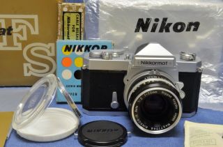 c1966 FIND Nikon Nikkormat FS F S 50mm f2 Card VTG 4