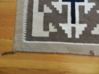 Outstanding Vintage Old c.  1930s Two Grey Hills Rug,  Four Rugs In One,  41 