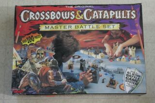 Vintage Crossbows And Catapults 7200 Table Game Tomy Complete Set