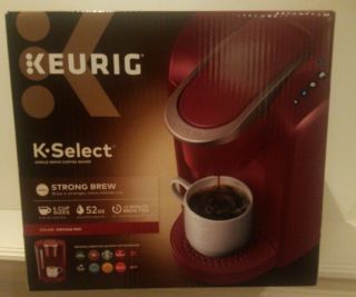 Keurig K - Select Single Serve K - Cup Pod Coffee Maker K80 Vintage Red