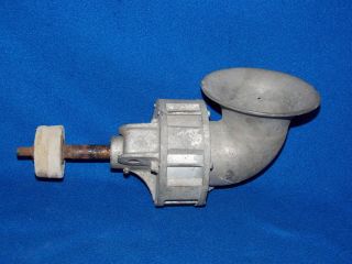 Vintage B & M Los Angeles Belt Driven Fire Siren Post Mount