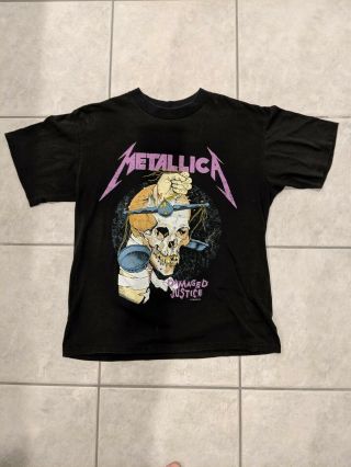 Vintage T Shirt Metallica 1988