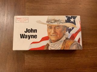 Vintage Collectible John Wayne Commemorative Winchester Ammo Box 32 - 40 Cal