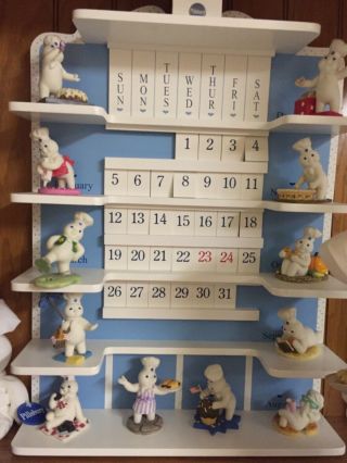 1997 Danbury Vintage Pillsbury Doughboy Perpetual Calendar