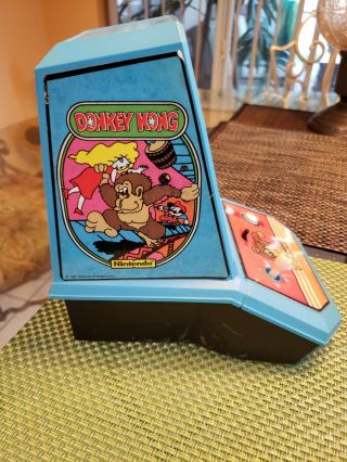 Vintage 1981 COLECO Nintendo DONKEY KONG Table Top Mini Arcade Game - 5