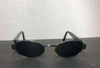 Vintage Gianni Versace Mod X18 Col 029 Black Frame Black Lens Rare Sunglasses