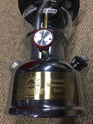Coleman 200B Centennial Lantern Japanese Brass Tag Rare Varaint 3