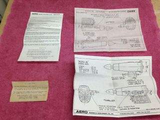 Rare Aero 35 In Line Gas Model Airplane Engine for Scale or Stunt R/C Version 2