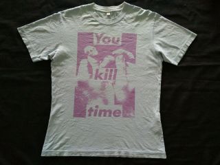 Barbara Kruger You Kill Time T Shirt Pop Art Vintage Vtg Keith Haring Basquiat M