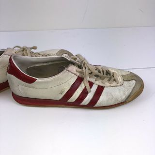Vintage 70s Adidas Vienna Shoes Made in Yugoslavia Size 10.  5 Rare City Series 6