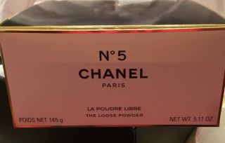 -.  Vintage Chanel No.  5 After Bath Powder - 5.  11 Oz