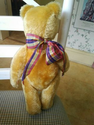 Antique Vintage 1950 - 1966 Blond Steiff Teddy bear EAN 5335,  01 13in EUC 8