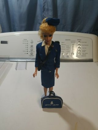 Vintage 60 ' s Barbie America Airlines Stewardess 4
