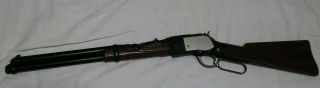 Vtg Mattel Toy Gun Winchester Crackfire 1960s Rifle Lever Action Melted Barrel