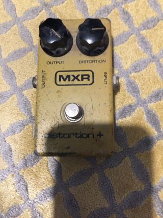 Vintage 1979 Mxr Distortion,  Plus Effect Pedal