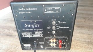Vintage Sunfire Subwoofer 5
