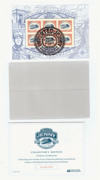 US RARE INVERTED JENNY COLLECTOR EDITION SET w/ PROOFS - Scott 4806 w/ BOX 3