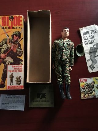 Gi Joe Action Marine 7700 Vintage 1964 Rare Nr