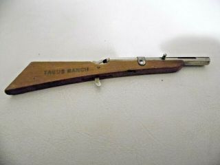 Vintage Miniature Wooden Rifle Tagus Ranch 5 1/2 