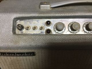 Vintage Rickenbacker Sonic B - 15 Head/cab Project Guitar Amplifier Ca.  1962 2