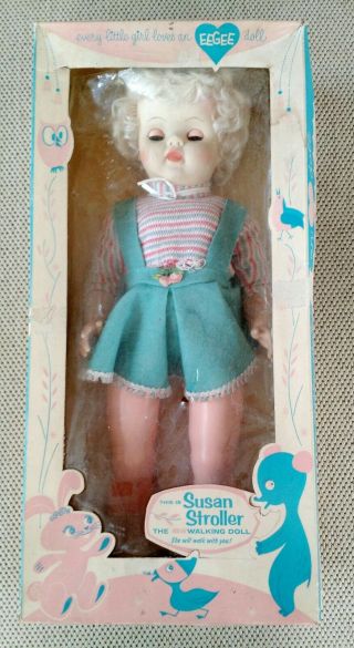 Vintage Eegee Doll Stroller Susan 22 "