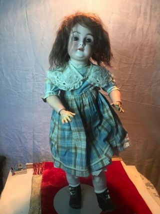 Antique Kestner 146 14.  Made In Germany 26” Bisque Sleepy Eyes Doll