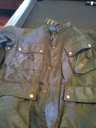 Vintage Barbour A155 Beaufort,  Wax Jacket,  Made In England