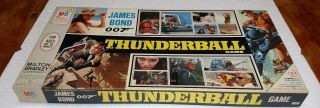 Vintage James Bond 007 Thunderball Game Boardgame Milton Bradley 1965