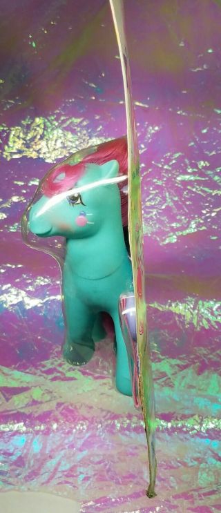 MLP Vintage G1 My Little Pony Twice as Fancy Pony SWEET TOOTH MOC NRFP 7